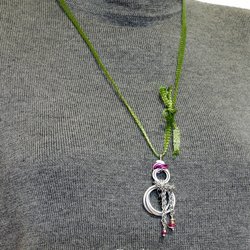 Mobius Snowman Pendant with JPL scarf
