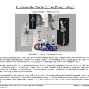 Genie Bottle project maps tutorial digital download PDF