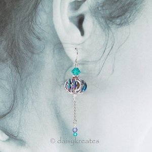 Genie Bottle earrings with easygoing colors and size perfect for all occasions
