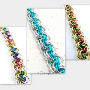 Ghenghiz Cohen chainmaille bracelet samples