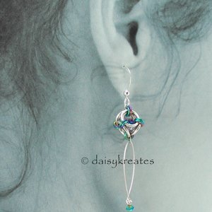 The earrings sit close to the ear lopes, are comfortable for long wear