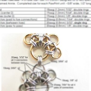 Chainmaille PawPrints Ring Map