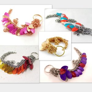 Pet dragon key fobs from prior custom designed color patterns