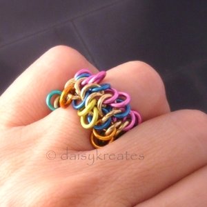 Strangemaille Finger Ring