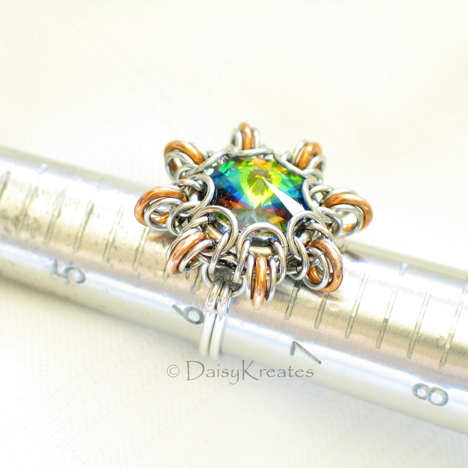 Byzantine Sun finger ring can be customized to fit your size upon request
